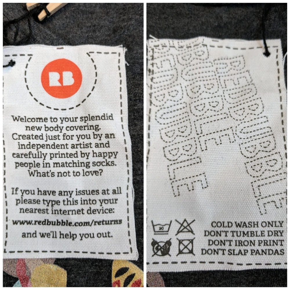 Redbubble MEOWSCULAR Chef shirt medium - Picture 2 of 4